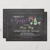 応援から誕生日まであらゆる時代のワイン醸造招待状 招待状 (正面/裏面)