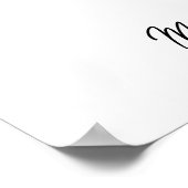 応援から誕生日年シャンパンウェルカムサイン ポスター (角)