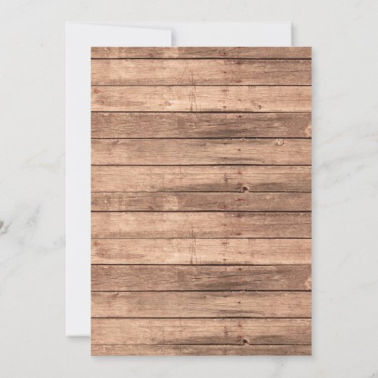 応援から退職パーティーウッドビアーズ招待状 招待状 (裏面)