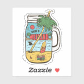 応援から週末のキャンおもしろいピング |ダイカットのシール シール (シート)