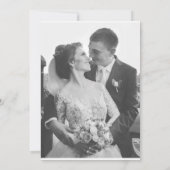 応援から長年の退職パーティー招待状写真 招待状 (裏面)