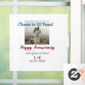 応援から10年happy anniversaryに写真データを追加 ウィンドウサイン (ホーム)