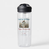 応援から10年happy anniversaryに写真データを追加 ウォーターボトル (正面)