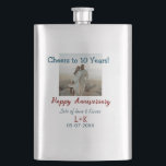 応援から10年happy anniversaryに写真データを追加 フラスク<br><div class="desc">夫婦愛デザイン</div>