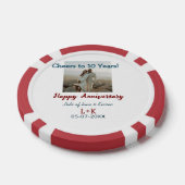 応援から10年happy anniversaryに写真データを追加 ポーカーチップ (シングル)