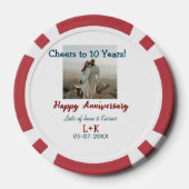 応援から10年happy anniversaryに写真データを追加 ポーカーチップ (裏面)