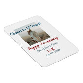応援から10年happy anniversaryに写真データを追加 マグネット (右側)