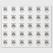 応援から10年happy anniversaryに写真データを追加 ラッピングペーパー (フラット)