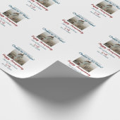 応援から10年happy anniversaryに写真データを追加 ラッピングペーパー (角)