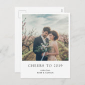 応援から2019モダン年末年始の写真 シーズンポストカード (正面/裏面)