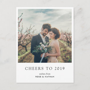 応援から2019モダン年末年始の写真 シーズンポストカード