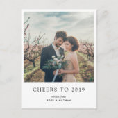 応援から2019モダン年末年始の写真 シーズンポストカード (正面)