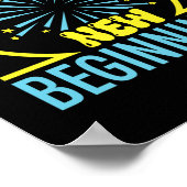 応援から2026年の新年のパーティー開始前 ポスター (角)