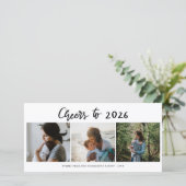 応援から2026 Scriptの3つのフォトコラージュモダン シーズンカード (スタンド正面)