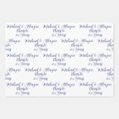 応援から25年ネイビーブルース25周年記念 ラッピングペーパーシート (正面2)