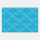 応援から25年王室のブルー25周年 ラッピングペーパーシート (正面3)