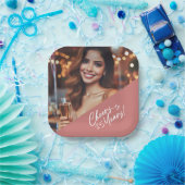 応援から25歳の誕生日パーティーお祝い ペーパープレート (パーティー)