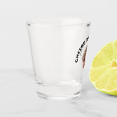 応援から30年の誕生日への顔ギフトおもしろい ショットグラス (左)