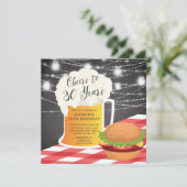 応援から30年間の誕生日招待状 招待状 (スタンド正面)