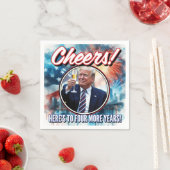 応援から4年後の就任式パーティーNapkin スタンダードカクテルナプキン (インサイチュ)