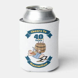 応援から40年のビールおもしろい誕生日漫画 缶クーラー