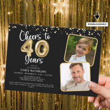 応援から40年2写真スクリプトバルーン紙吹雪