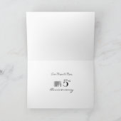 応援から5周年記念挨拶 カード (内部)