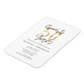 応援から50年のブラックと金ゴールドまでスタイリッシュ マグネット (左側)