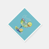 応援から50年までのマイルストーン誕生日 スタンダードカクテルナプキン (角)