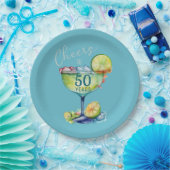 応援から50年までのマイルストーン誕生日 ペーパープレート (パーティー)