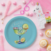 応援から50年までのマイルストーン誕生日 ペーパープレート (パーティー)