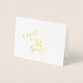 応援から50年ノートカード 箔カード