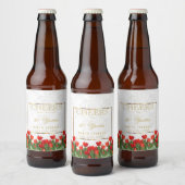 応援から50年 – 任意の誕生日 ビールラベル (ボトル)