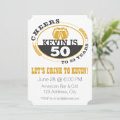 応援から50年 招待状 (スタンド正面)