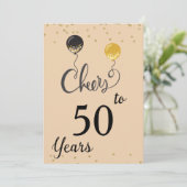 応援から50年 招待状 (スタンド正面)