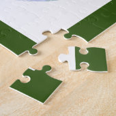 応援から50年Number 50フォトコラージュ正方形 ジグソーパズル (側面)