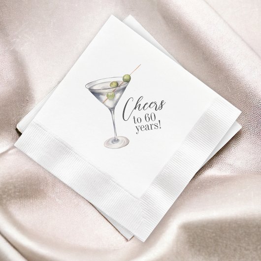 応援から60年マルティニカクテルバースデーパーティー 縁ありカクテルナプキン
