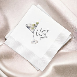応援から60年マルティニカクテルバースデーパーティー 縁ありカクテルナプキン