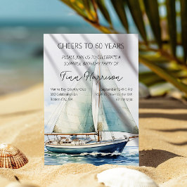 応援から60年帆船誕生日パーティー 招待状