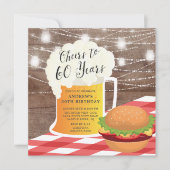 応援から60年間の誕生日招待状 招待状 (正面)