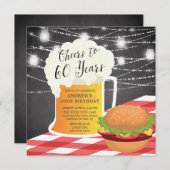 応援から60年間の誕生日招待状 招待状 (正面/裏面)