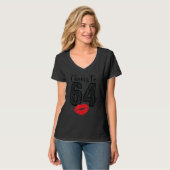 応援から64年リップハッピーバースデーレオパードBor Tシャツ (正面フル)