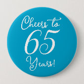 応援から65年アクアブルーバースデーパーティー 缶バッジ (正面)