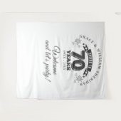 応援から70周年記念写真の背景 タペストリー (正面(横))