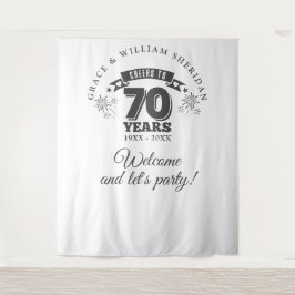 応援から70周年記念写真の背景 タペストリー