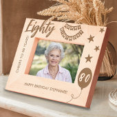 応援から80年ハッピーバースデー レーザー彫刻フレーム