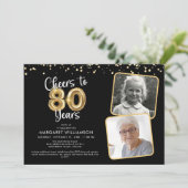 応援から80年2写真スクリプトバルーン紙吹雪 招待状 (スタンド正面)