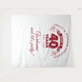 応援からRuby 40周年記念写真プロップ タペストリー (正面(横))