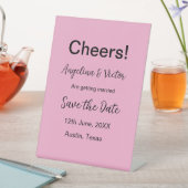 応援が日付をシンプル保存ミニマルモダンエレガントする 台座サイン (インサイチュ)