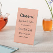 応援が日付をシンプル保存ミニマルモダンエレガントする 台座サイン (インサイチュ)